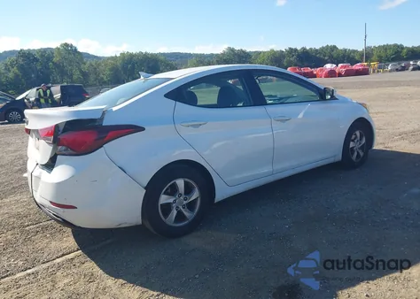2014 Hyundai Elantra Se from USA, damaged, VIN 5NPDH4AE4EH518702